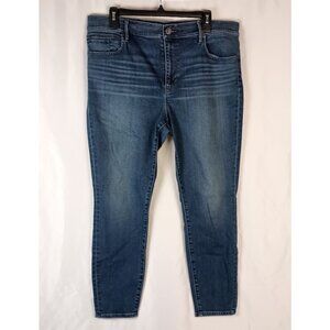 Lou & Grey Downright Skinny High Rise Ankle Jeans Women size 32